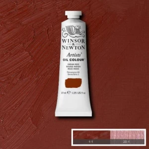 Farba Artists' Oil Colour Winsor & Newton Indian Red