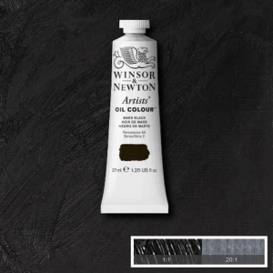 Farba Artists' Oil Colour Winsor & Newton Mars Black