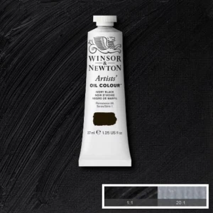 Farba Artists' Oil Colour Winsor & Newton Ivory Black